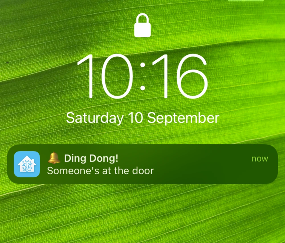 iOS Doorbell Notification